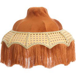 Light & Living - kap - Mizia - oranje - textiel - Ø 35cm - E27 - 3906690