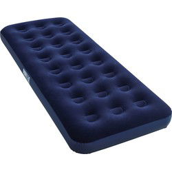 Camping luchtbed flocked blauw single ALPC