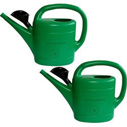 Prosperplast Gieter met broeskop - 2x - groen - kunststof - 8 liter - Gieters
