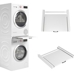 Tussenstuk wasmachine & droger Wit - Universeel