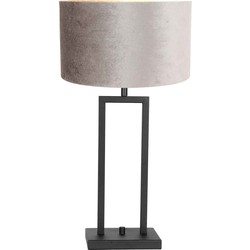 Steinhauer tafellamp Stang - zwart - metaal - 30 cm - E27 fitting - 8213ZW