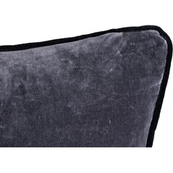 PTMD Sierkussen Nasim - 60x40x10 cm - Katoen - Grijs
