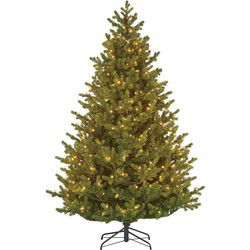 Black Box Kunstkerstboom Monterey - 137x137x215 cm - PVC/Polyethyleen - Groen - 300LED