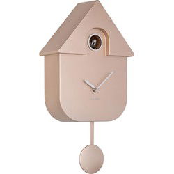 Koekoeksklok Modern Cuckoo Metallic - Rosé goud - 21.5x8.5x41cm