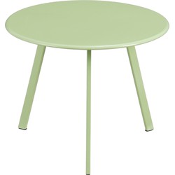 Mica Decorations Tuintafel Seatle - 38x38x30 cm - Ijzer - Groen