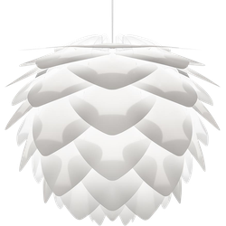 Silvia Medium hanglamp white - met koordset wit - Ø 50 cm