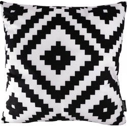 Soft Graphic Black | 45 x 45 cm | Kussenhoes | Katoen