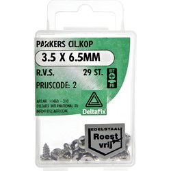 Parkers ck 3,5x9,5mm rvs 29st