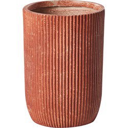 Beliani EANTIO - Plantenbak voor buiten-Bruin-Klei-vezelmengsel