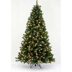 Kunstkerstboom Arctic Spruce 120 cm D73 cm met warme LED-verlichting kerstboom