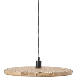 Light & Living - Hanglamp Paloma - 50x50x3.5 - Bruin