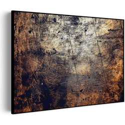 Muurwerken Akoestisch Schilderij - Boomstam - Boomschors - Hout Patroon - Geluidsdempend Wandpaneel - Wanddecoratie - Geluidsisolatie - PRO (AW 0.90) S (70x50)