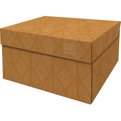 Dutch Design Brand Opbergdoos met Deksel - Doos in Karton - Geschenkdoos - 39x31x21cm - Cordoba Terra - 1 Stuk