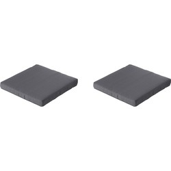 Madison -  Lounge Profi-Line Zitkussen Panama grey - Ca. 60x60 cm - Set van 2
