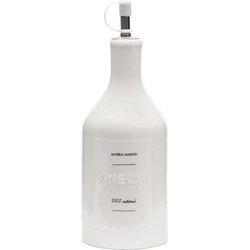 Riviera Maison Azijnfles Wit met schenktuit - RM Capri fles voor azijn