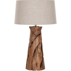 MUST Living Table lamp Jungle large,72xØ35 cm, linen natural shade