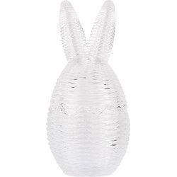Clayre & Eef Glazen potje Ei Ø 8x17 cm Transparant Glas