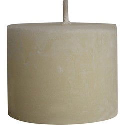 PTMD Kaars New Rustic Outdoor - 15x15x12 cm - Parrafin - Wit