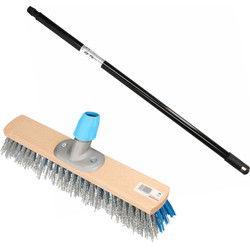 Buemag Bezem buiten - met telescoopsteel - 40 cm - straatbezem - Bezem