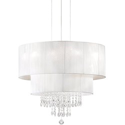 Ideal Lux - Opera - Hanglamp - Metaal - E27 - Wit