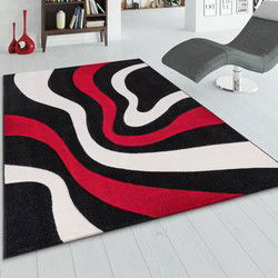 Laagpolig Vloerkleed - Diamesa - Modern - Rood - 240x330 cm