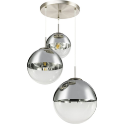 Moderne hanglamp Varus - L:51cm - E27 - Metaal - Grijs