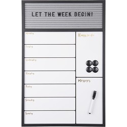 Weekplanner Serene - 60x40x1,8cm