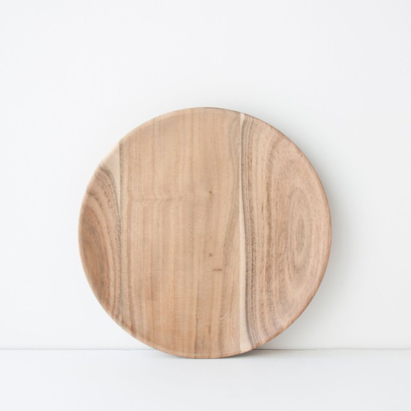 Plate Acacia Wood - Ø23 cm - 