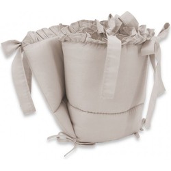 Babybam Bedomrander Royal Ruches Beige-210 X 30 cm