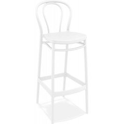 FERDINAND barkruk 52x45x106 cm Wit