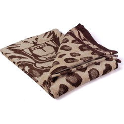 PHLOX Strandlaken - 100% katoen - 1 zijde velour - 90x160 - tiger