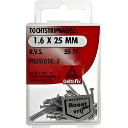 Tochstripnagel 1,6x25mm rvs 55st