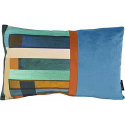 Velvet Meve Blue Long | 30 x 50 cm | Kussenhoes | Polyester