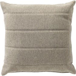 Dutch Decor TALIA - Buitenkussen 45x45 cm - waterafstotend en uv-bestendig - Pumice Stone - beige - Dutch Decor