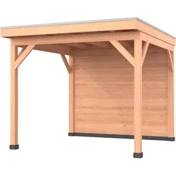 Douglas overkapping 300 x 400, met achterwand, Westwood Comfort