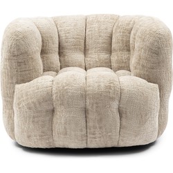 Riviera Maison Arosa Swivel Armchair, open weave, natural