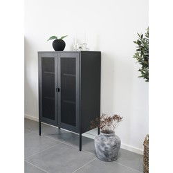 Kabinetkast Zwart - 80cm - Staal - Kast Melbourne