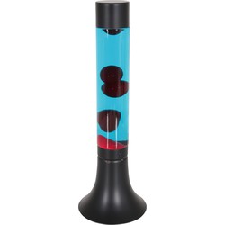 Lavalamp met rode lava Mexlite Volcan Blauw