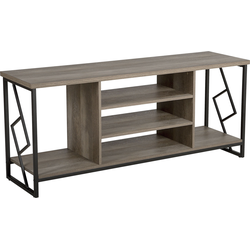 FORRES  - TV-meubel - Donkere houtkleur - Spaanplaat