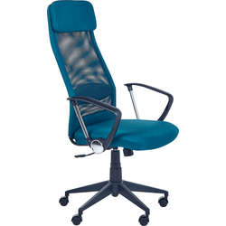 Beliani PIONEER - Bureaustoel-Blauw-Polyester