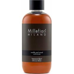 Millefiori Navulling voor geurstokjes 250ml Vanilla & Wood