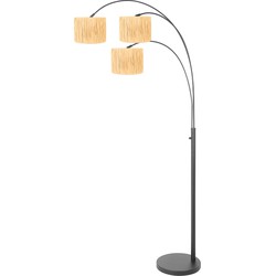 Steinhauer vloerlamp Sparkled light - zwart -  - 3830ZW