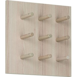 Wandplank met 9 haken - SPOT