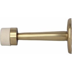 AMIG Deurstopper/deurbuffer - 75mm - muurbevestiging - gepolijst - Deurstoppers