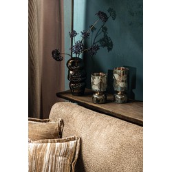PTMD Vaas Orietta - 17x17x31 cm - Glas - Blauw