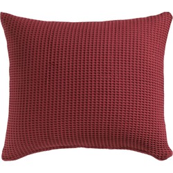 Heckett & Lane Kussensloop Wafel Pillowcase Spicy Red 60 x 70 cm