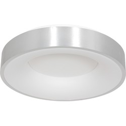 Steinhauer plafonniere Ringlede - zilver - metaal - 38 cm - ingebouwde LED-module - 2562ZI