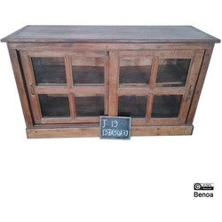 Benoa India Wooden Glass Sideboard J19