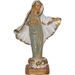 Maria beeldje - biddend - 7 cm - polystone - religieuze beelden - Kerstbeeldjes