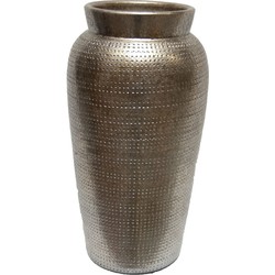 HS Potterie Zilver Goud vaas Marrakesh 18x35 